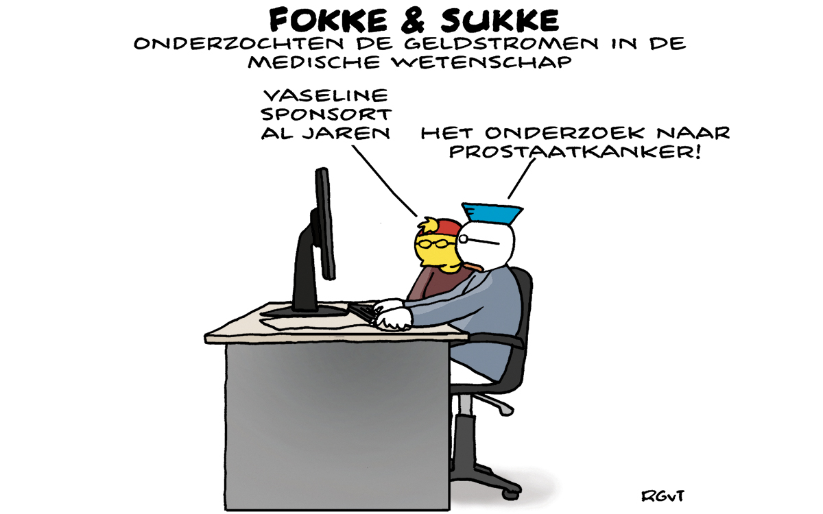 F&S onderzochten de geldstromen in de medische wetenschap (NRC, za, 12-11-22)