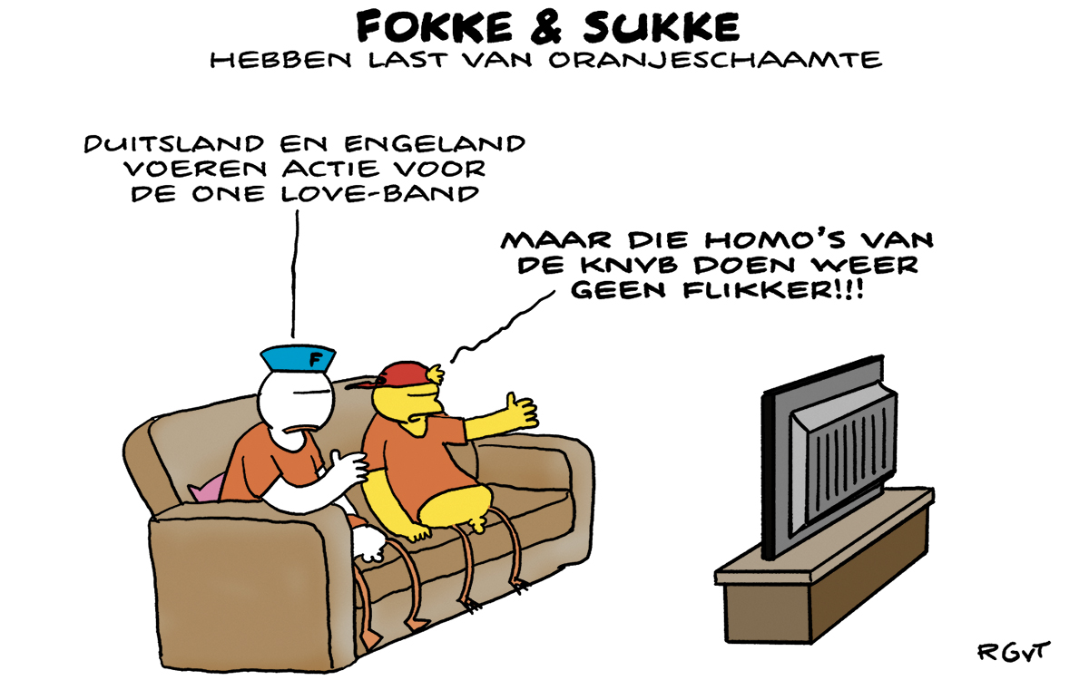 F&S hebben last van Oranjeschaamte (NRC, za, 26-11-22)