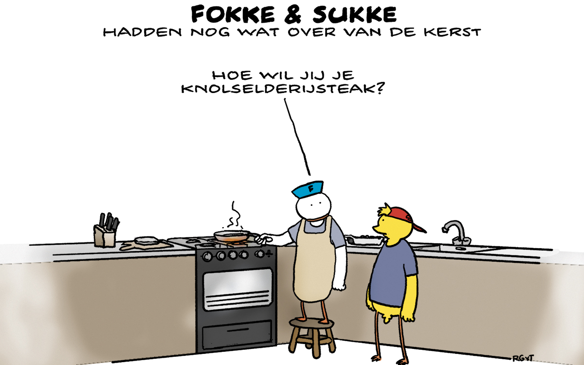 F&S hadden nog wat over van de Kerst (NRC, di, 27-12-22)