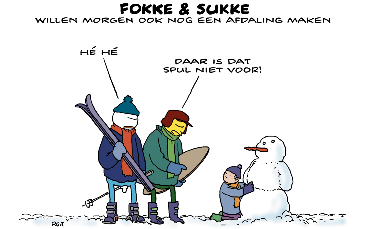 F&S willen morgen ook nog een afdaling maken (NRC, do, 12-01-23)