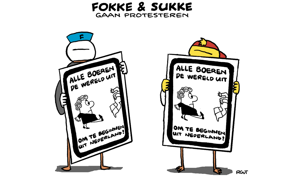 F&S gaan protesteren (NRC, za, 11-03-23)