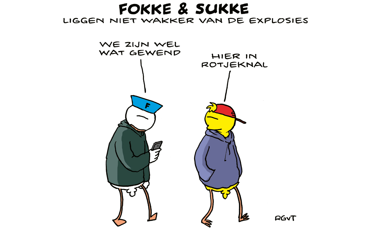 F&S liggen niet wakker van de explosies (NRC, di, 02-05-23)
