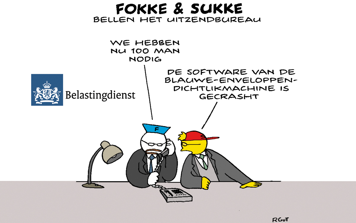 F&S bellen het uitzendbureau (NRC, di, 23-05-23)