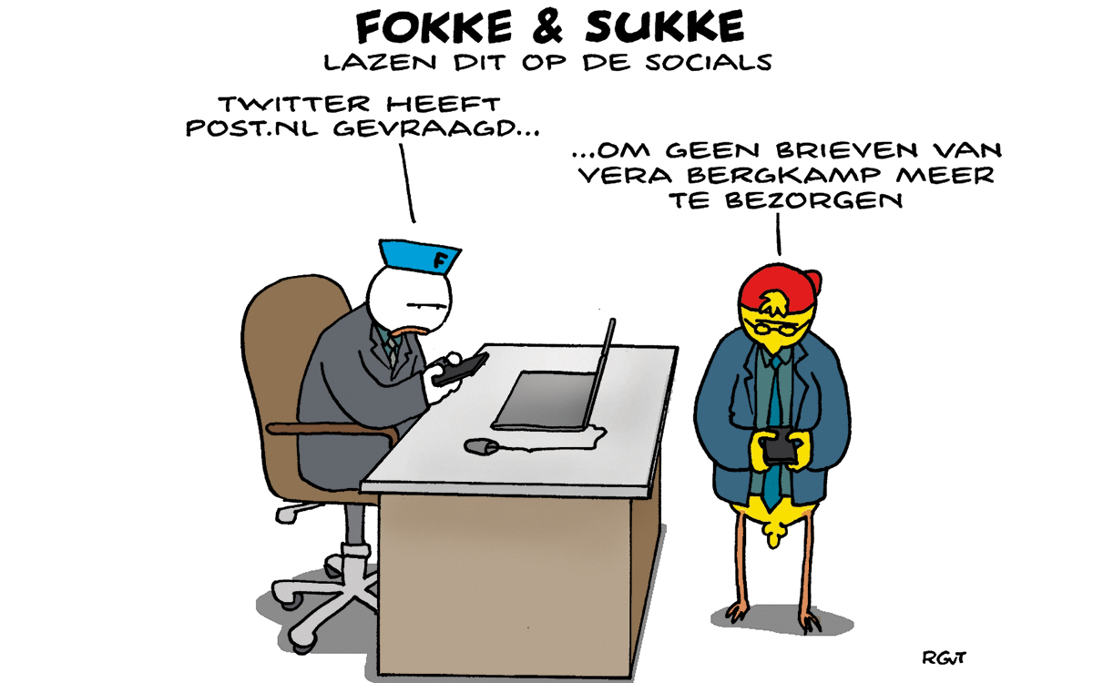 F&S lazen dit op de socials (NRC, vr, 02-06-23)