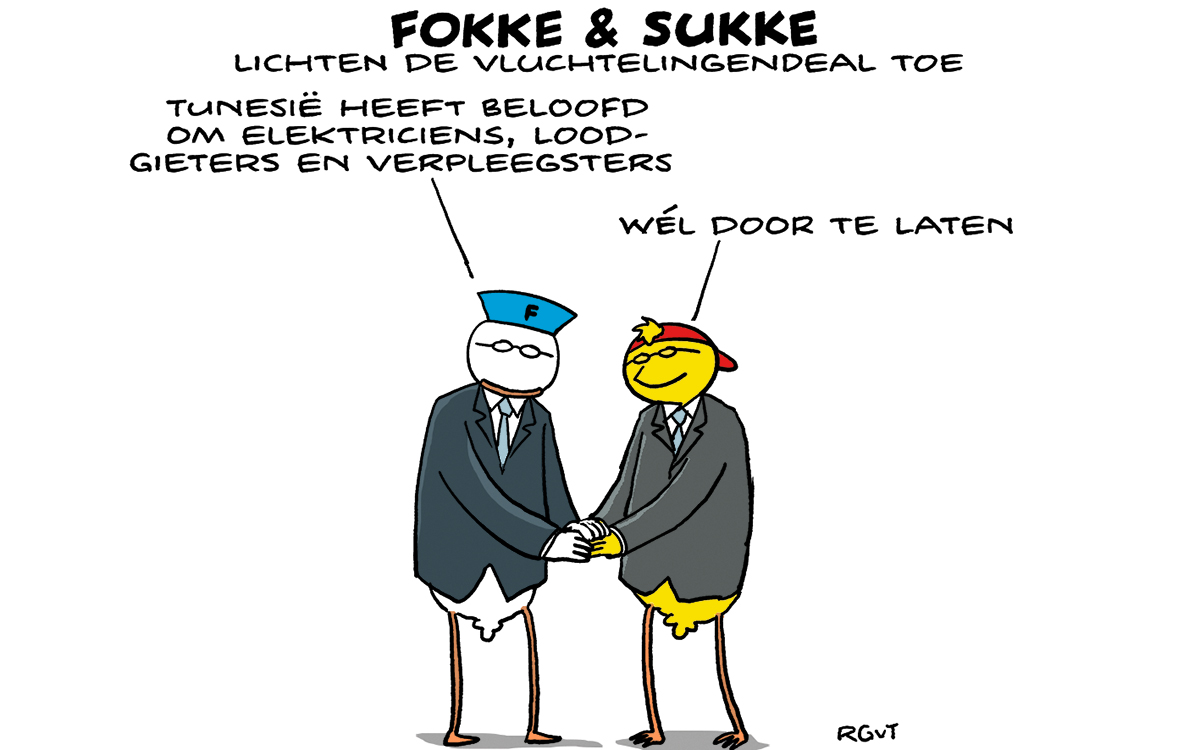 F&S lichten de vluchtelingendeal toe (NRC, di, 18-07-23)