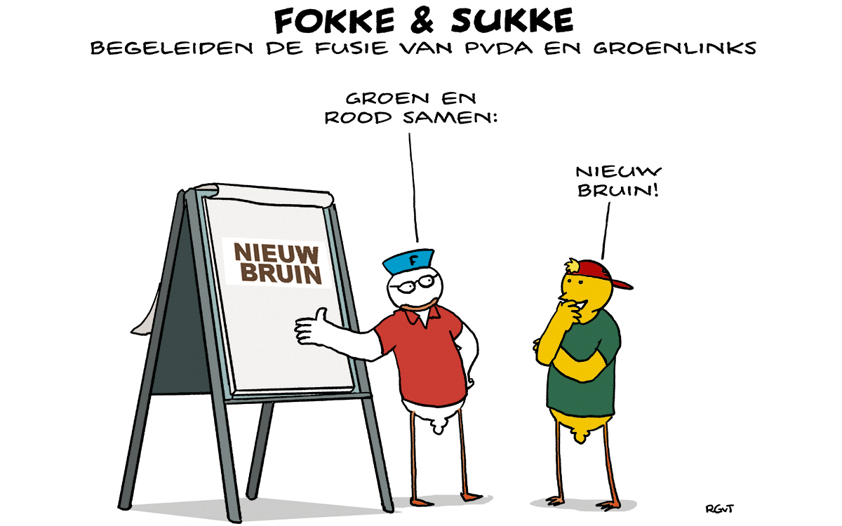 F&S begeleiden de fusie van PvdA en GroenLinks (NRC, wo, 19-07-23)