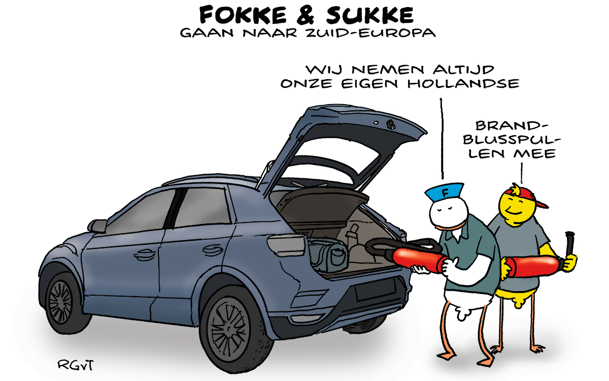 F&S gaan op vakantie (NRC, do, 03-08-23)
