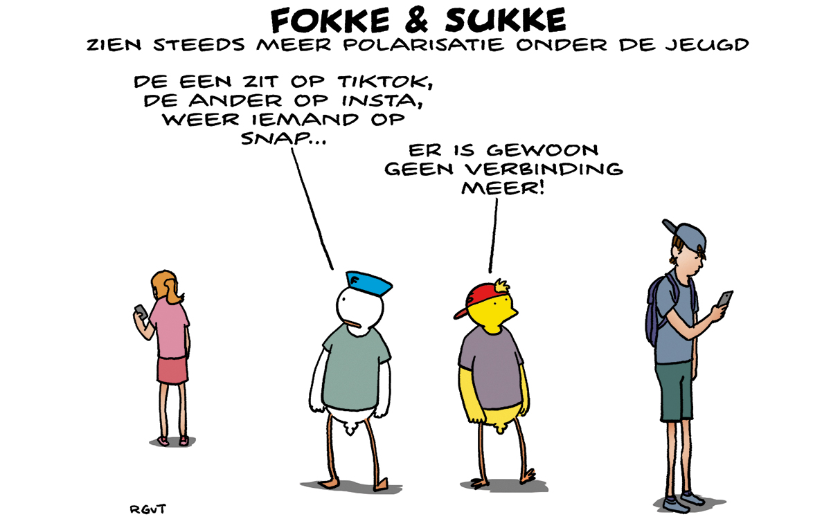 F&S zien steeds meer polarisatie onder de jeugd (NRC, di, 15-08-23)