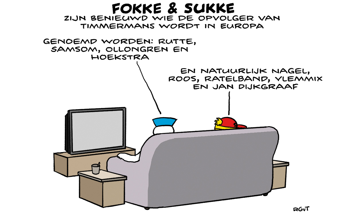 F&S zijn benieuwd wie de opvolger van Timmermans wordt in Europa (NRC, do, 24-08-23)