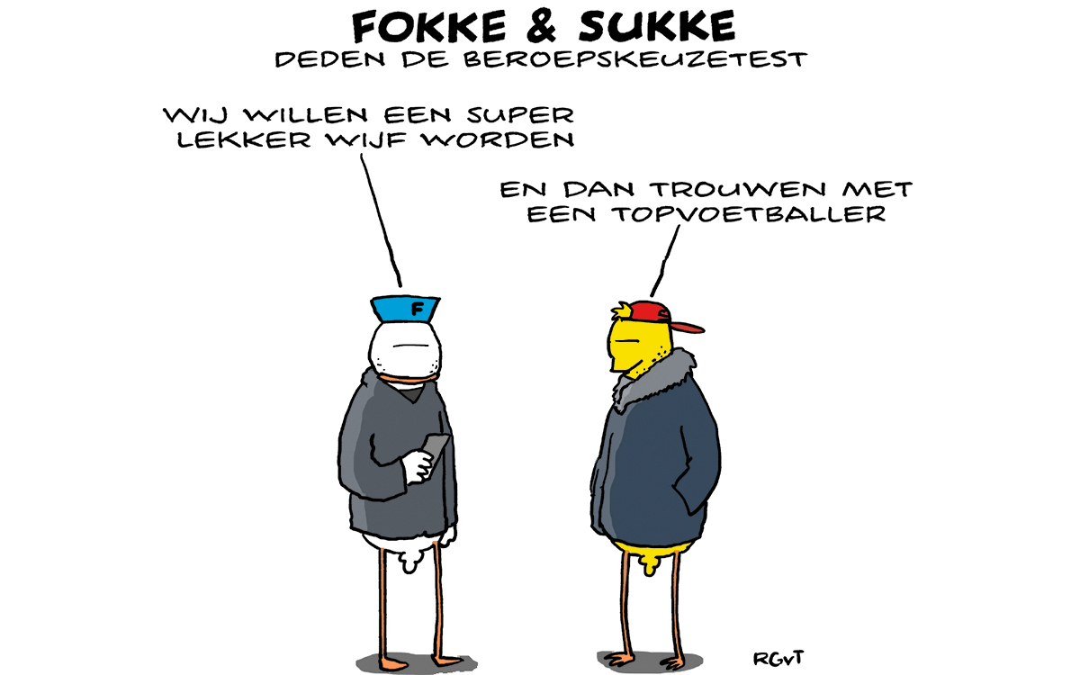 F&S deden de beroepskeuze test (NRC, vr, 01-09-23)