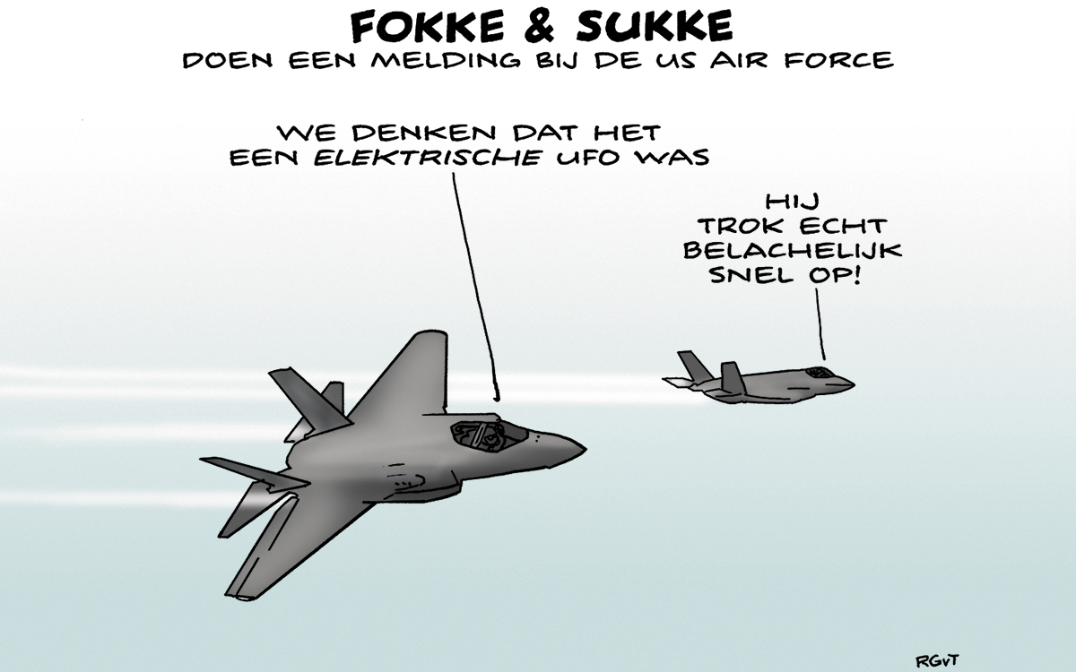 F&S doen een melding bij de US air force (NRC, za, 16-09-23)