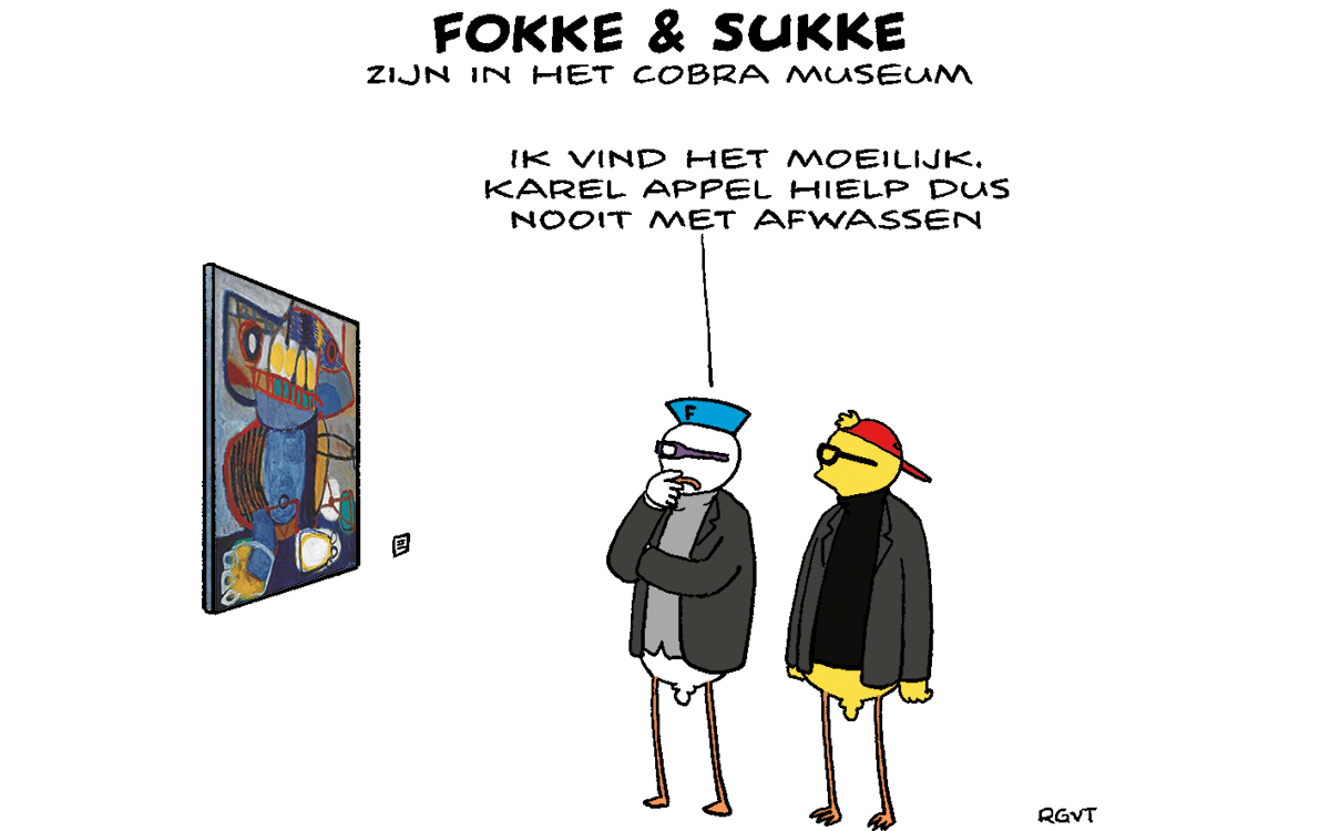 F&S zijn in het Cobra Museum (NRC, ma, 25-09-23)