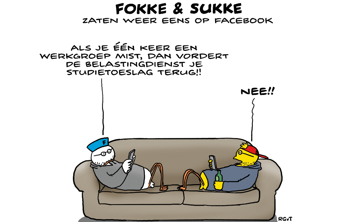 F&S zaten weer eens op Facebook (NRC, ma, 02-10-23)