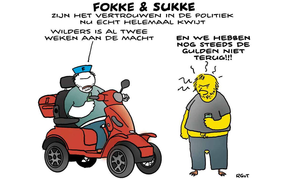 F&S zijn het vertrouwen in de politiek nu echt helemaal kwijt (NRC, wo, 30-11-23)