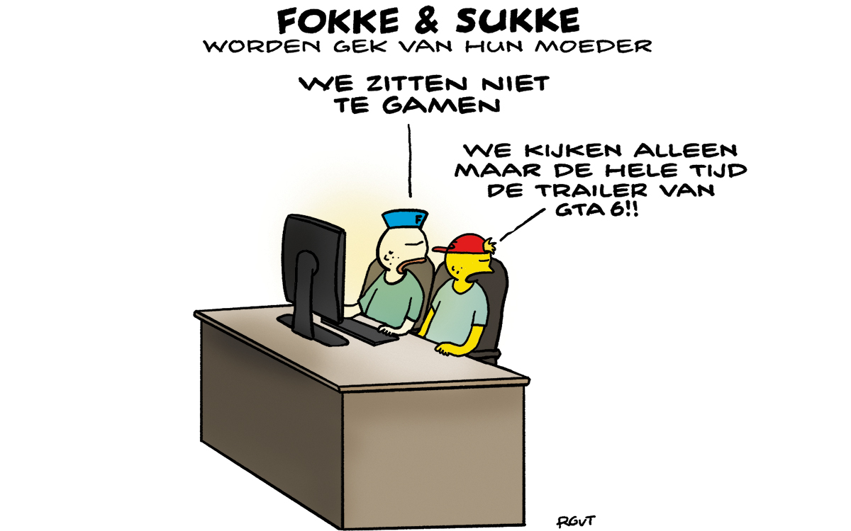 F&S worden gek van hun moeder (NRC, ma, 11-12-23)