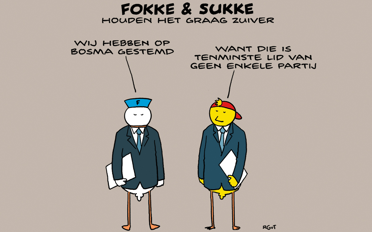 F&S houden het graag zuiver (NRC, vr, 15-12-23)