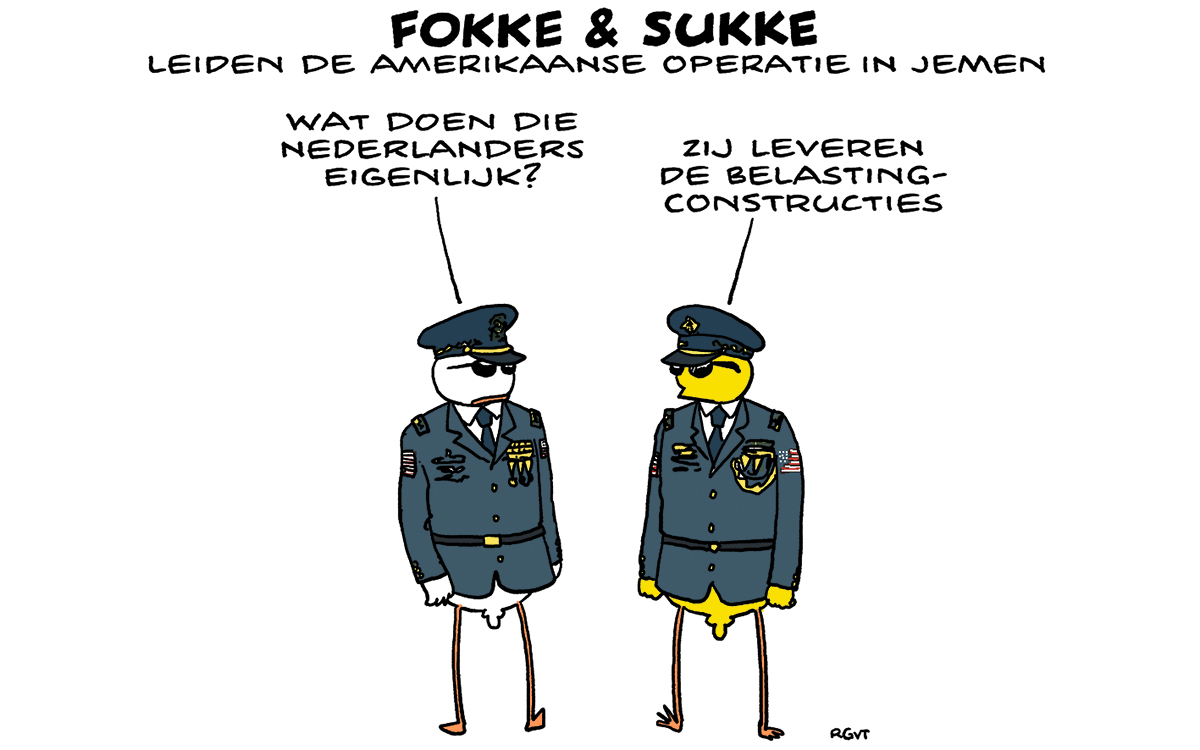 F&S leiden de Amerikaanse operatie in Jemen (NRC, za, 13-01-24)