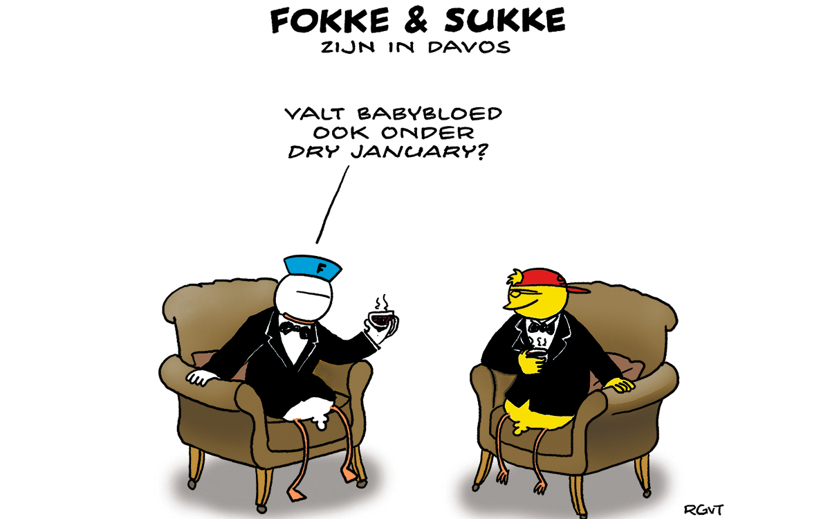 F&S zijn in Davos (NRC, wo, 17-01-24)
