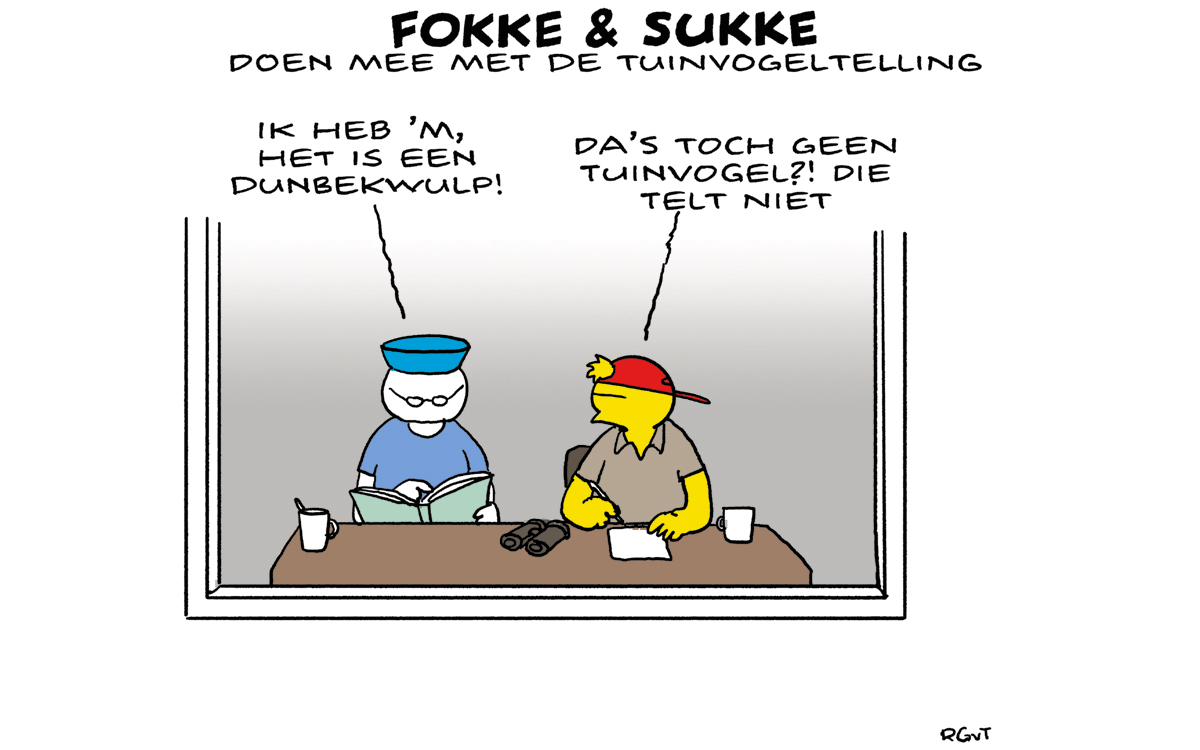 F&S deden mee met de tuinvogeltelling (NRC, ma, 29-01-24)