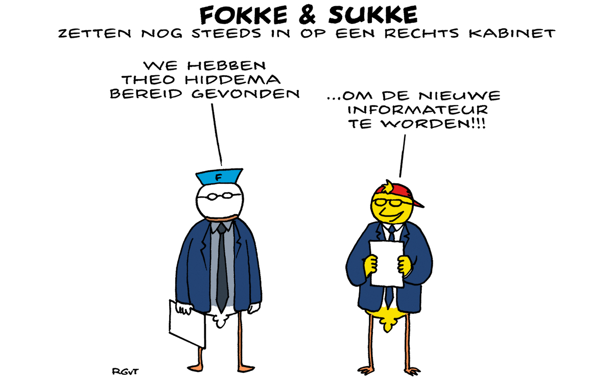 F&S zetten nog steeds in op een rechts kabinet (NRC, wo, 14-02-24)
