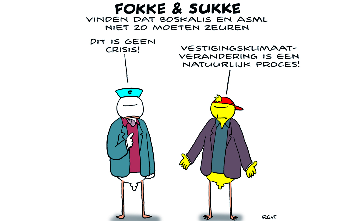 F&S vinden dat boskalis en asml niet zo moeten zeuren (NRC, di, 12-03-24)