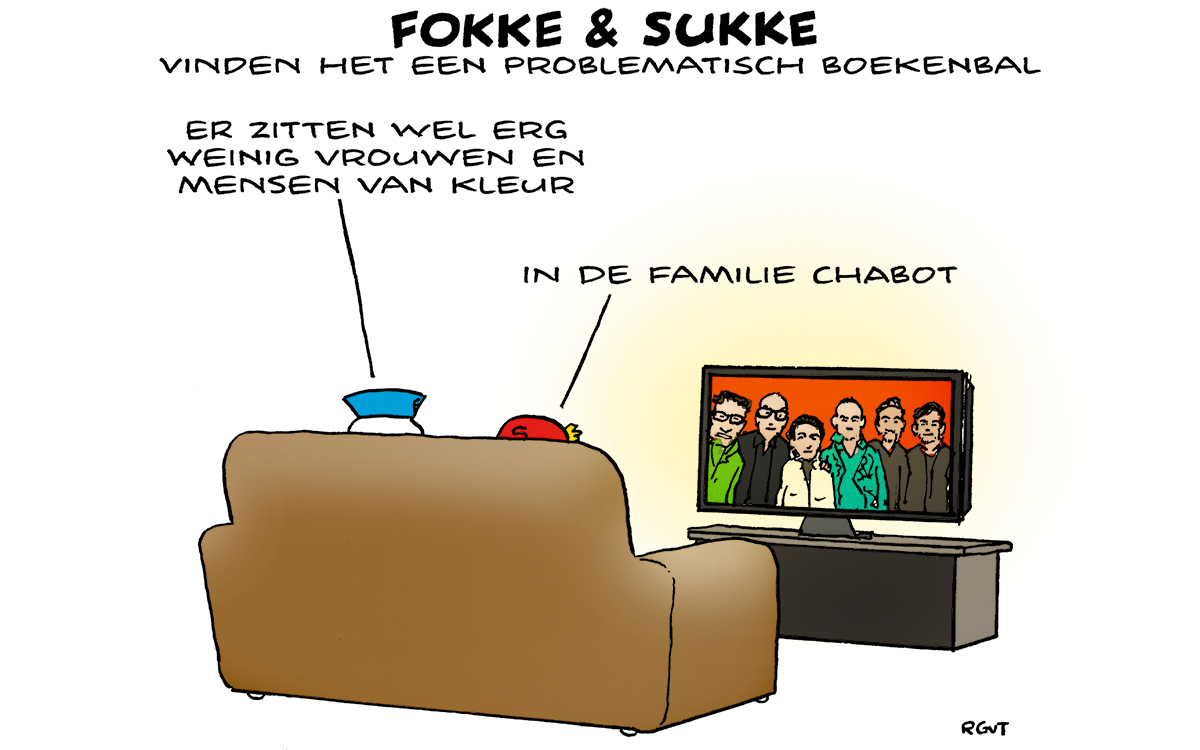 F&S vinden het een problematisch boekenbal (NRC, vr, 15-03-24)