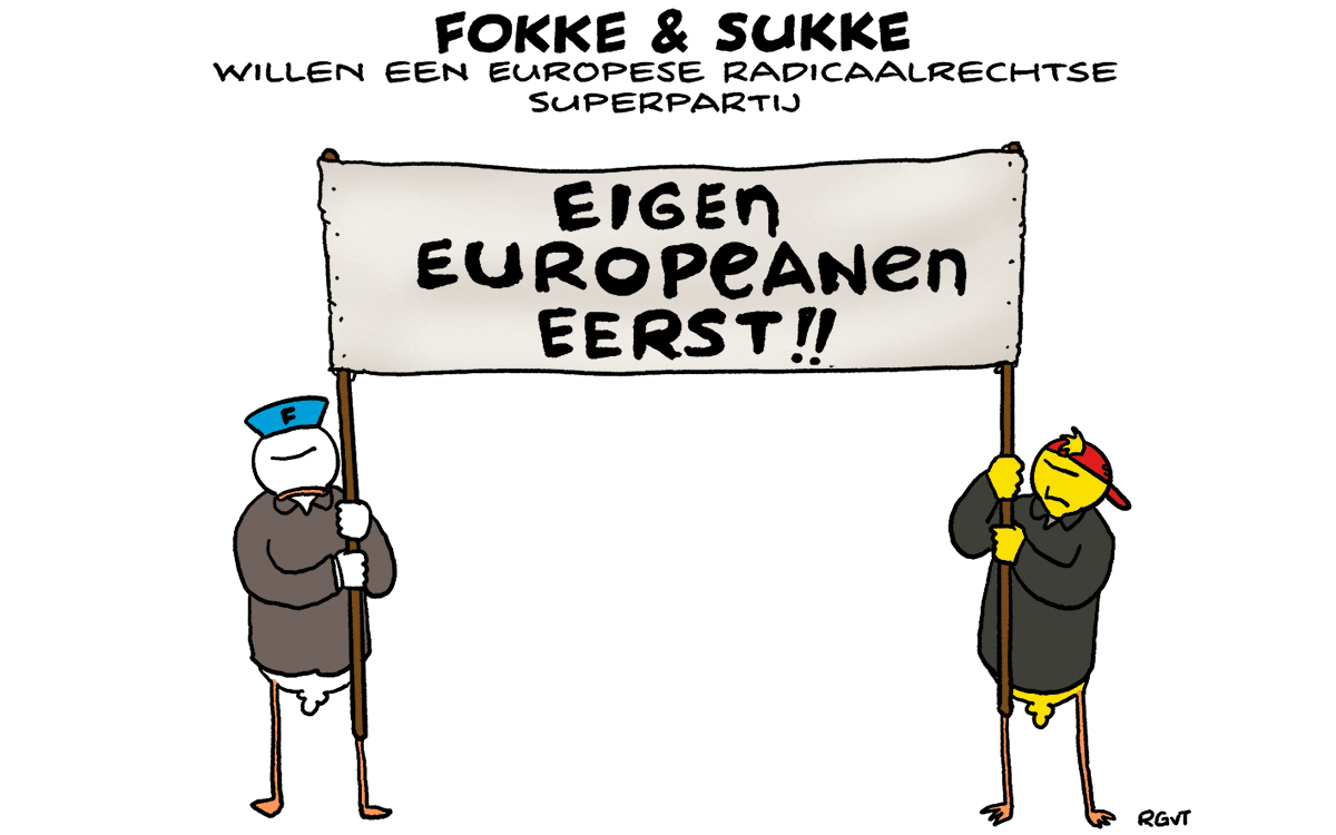 F&S willen een Europese radicaalrechtse superpartij (NRC, di, 04-06-24)