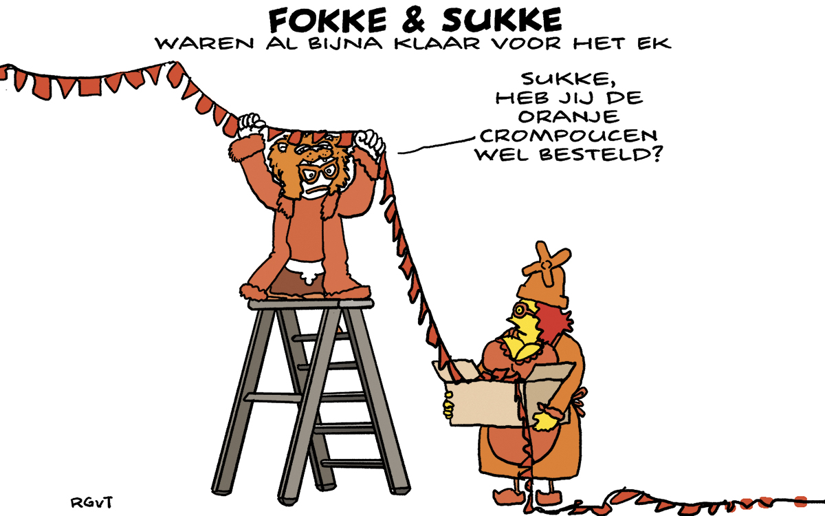 F&S waren al bijna klaar voor het EK (NRC, ma, 10-06-24)