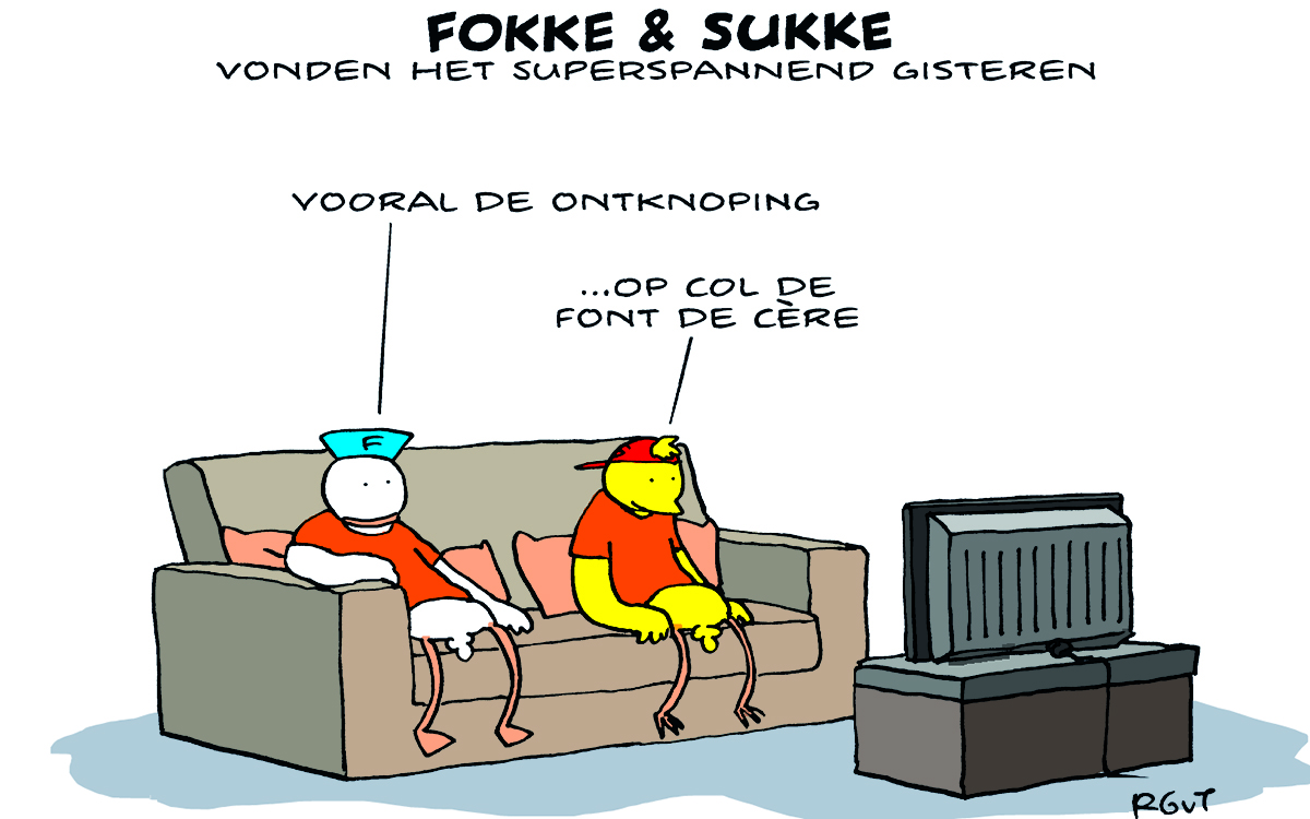 F&S vonden het superspannend gisteren (NRC, do, 11-07-24)