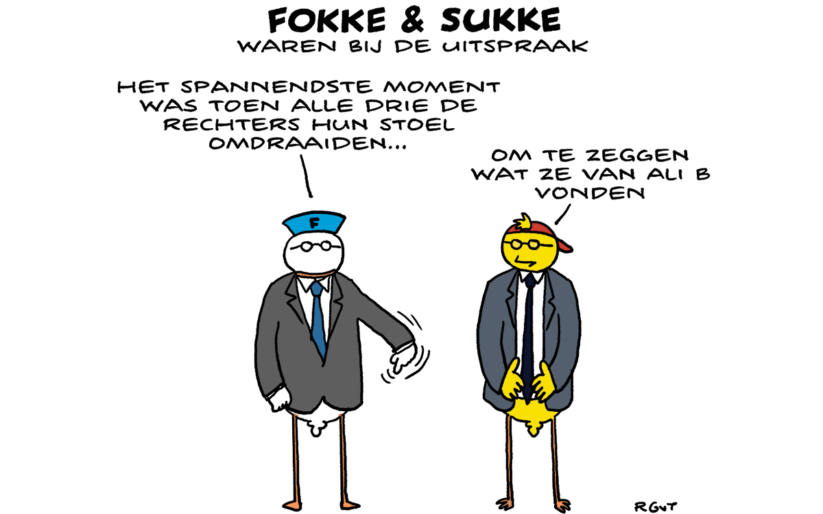 F&S waren bij de uitspraak (NRC, za, 13-07-24)