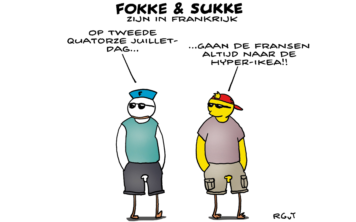 F&S zijn in Frankrijk (NRC, ma, 15-07-24)