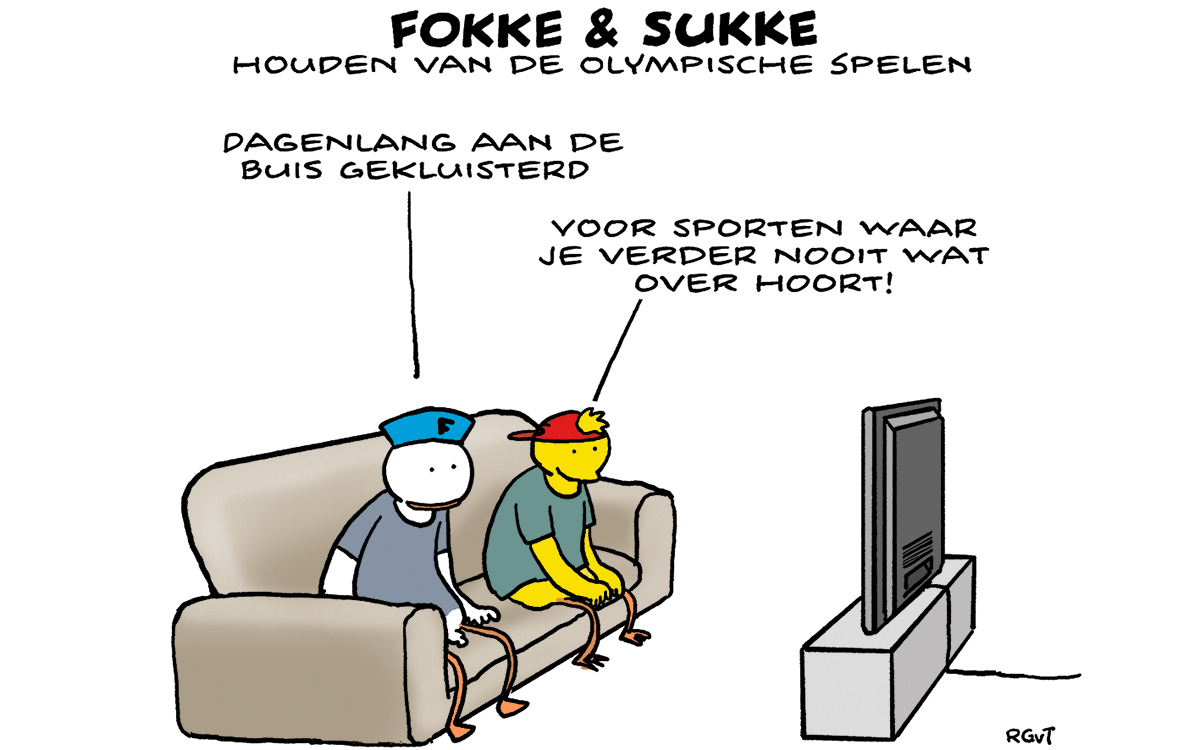 F&S houden van de Olympische Spelen (NRC, za, 17-07-24)