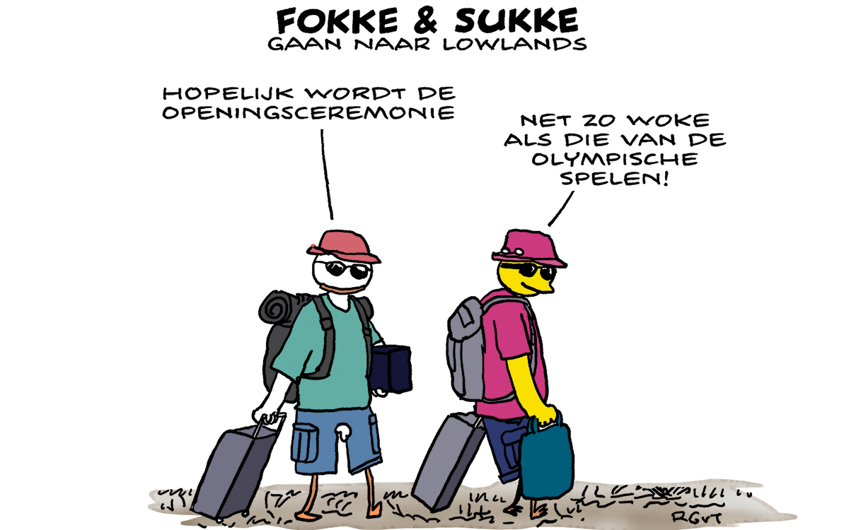 F&S gaan naar Lowlands (NRC, vr, 16-08-24)