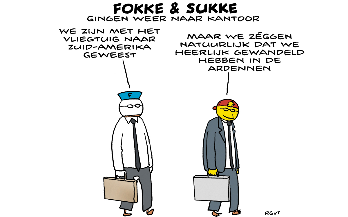 F&S gingen weer naar kantoor (NRC, vr, 30-08-24)