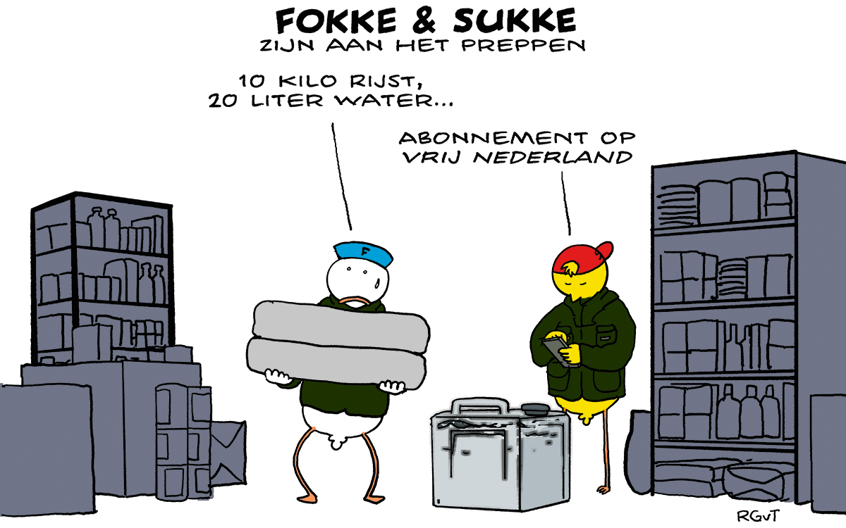 F&S zijn aan het preppen (NRC, do, 19-12-24