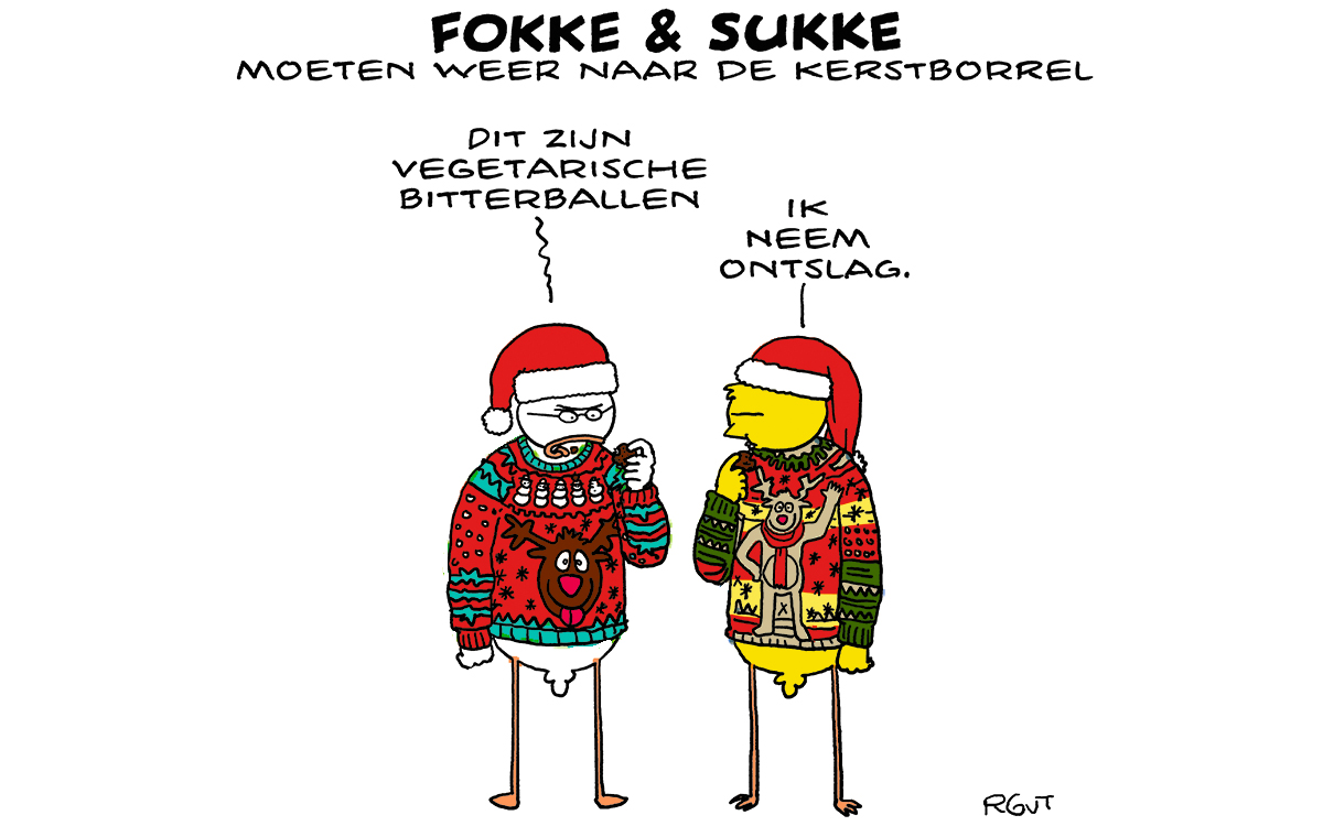 F&S moeten weer naar de Kerstborrel (NRC, vr, 20-12-24)