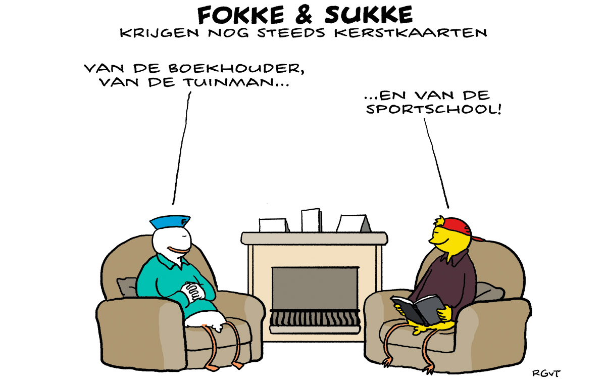 F&S krijgen nog steeds kerstkaarten (NRC, za, 21-12-24)