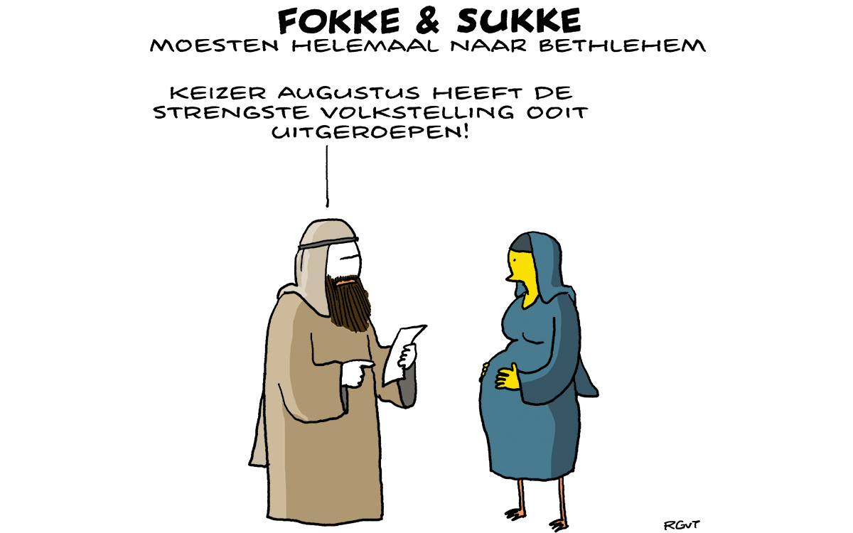 F&S moesten helemaal naar Bethlehem (NRC, ma, 23-12-24)