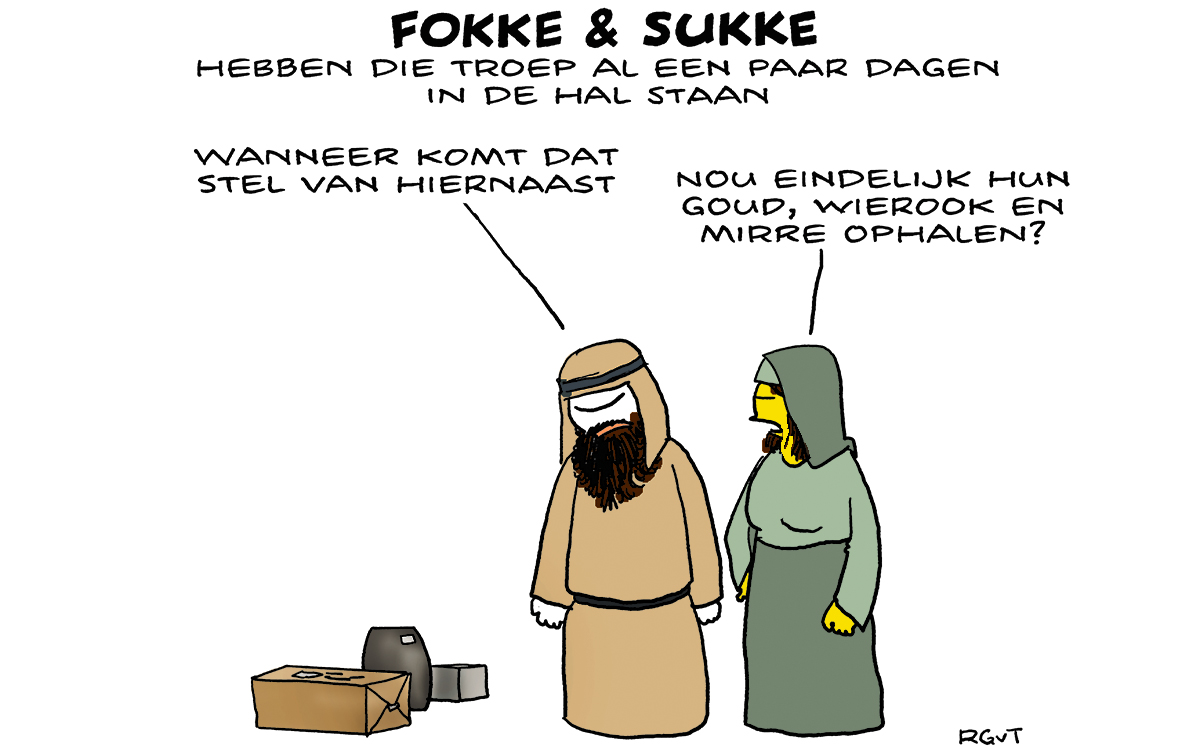 F&S hebben die troep al een paar dagen in de hal staan (NRC, wo, 08-01-25)