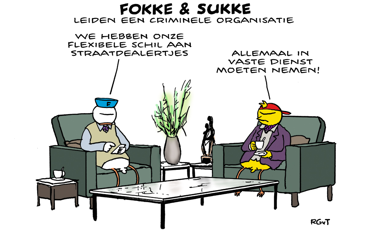 F&S leiden een criminele organisatie (NRC, do, 09-01-25)
