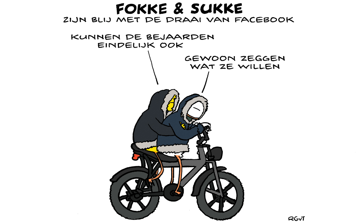 F&S zijn blij met de draai van Facebook (NRC, vr, 10-01-25)