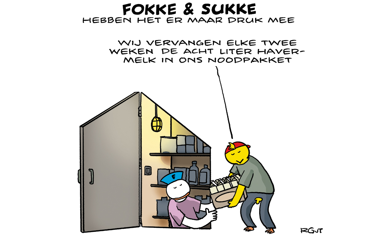 F&S hebben het er maar druk mee (NRC, di, 14-01-25)