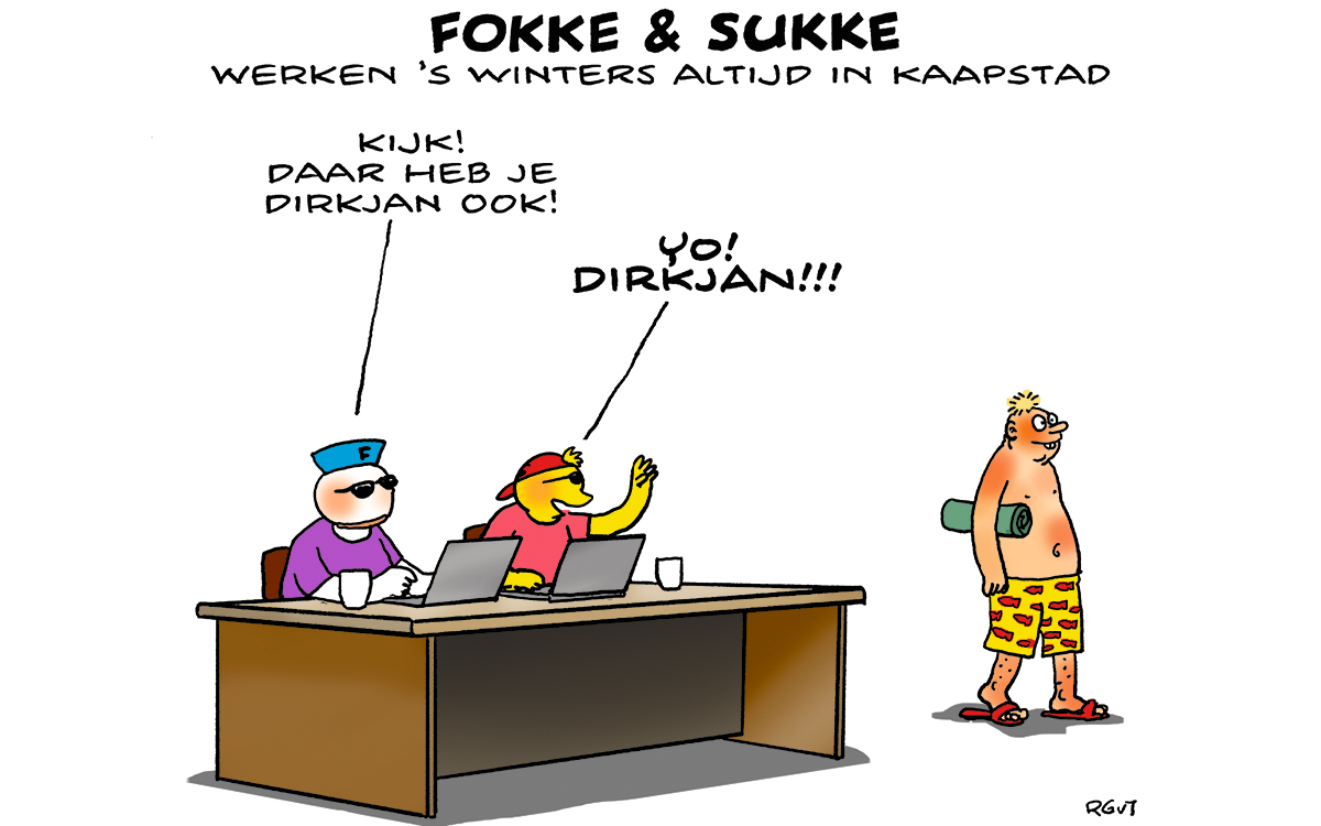 F&S werken 's winters altijd in Kaapstad (NRC, wo, 16-01-25)