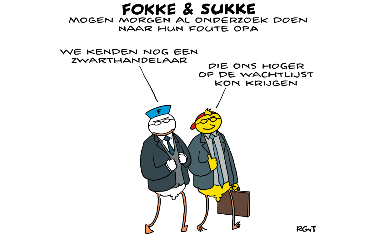 F&S mogen morgen al onderzoek doen naar hun foute opa (NRC, do, 16-01-25)