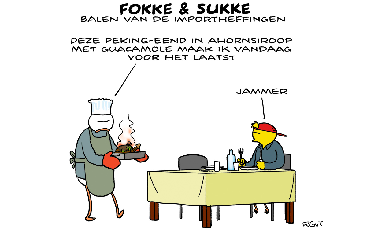 F&S balen van de importheffingen (NRC, di, 04-05-25)
