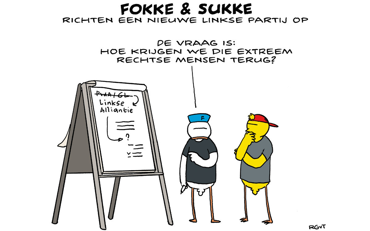 F&S richten een nieuwe linkse partij op (NRC, do, 06-02-25)