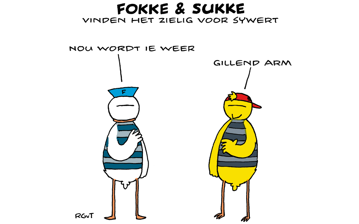F&S vinden het zielig voor Sywert (NRC, vr, 07-02-25)