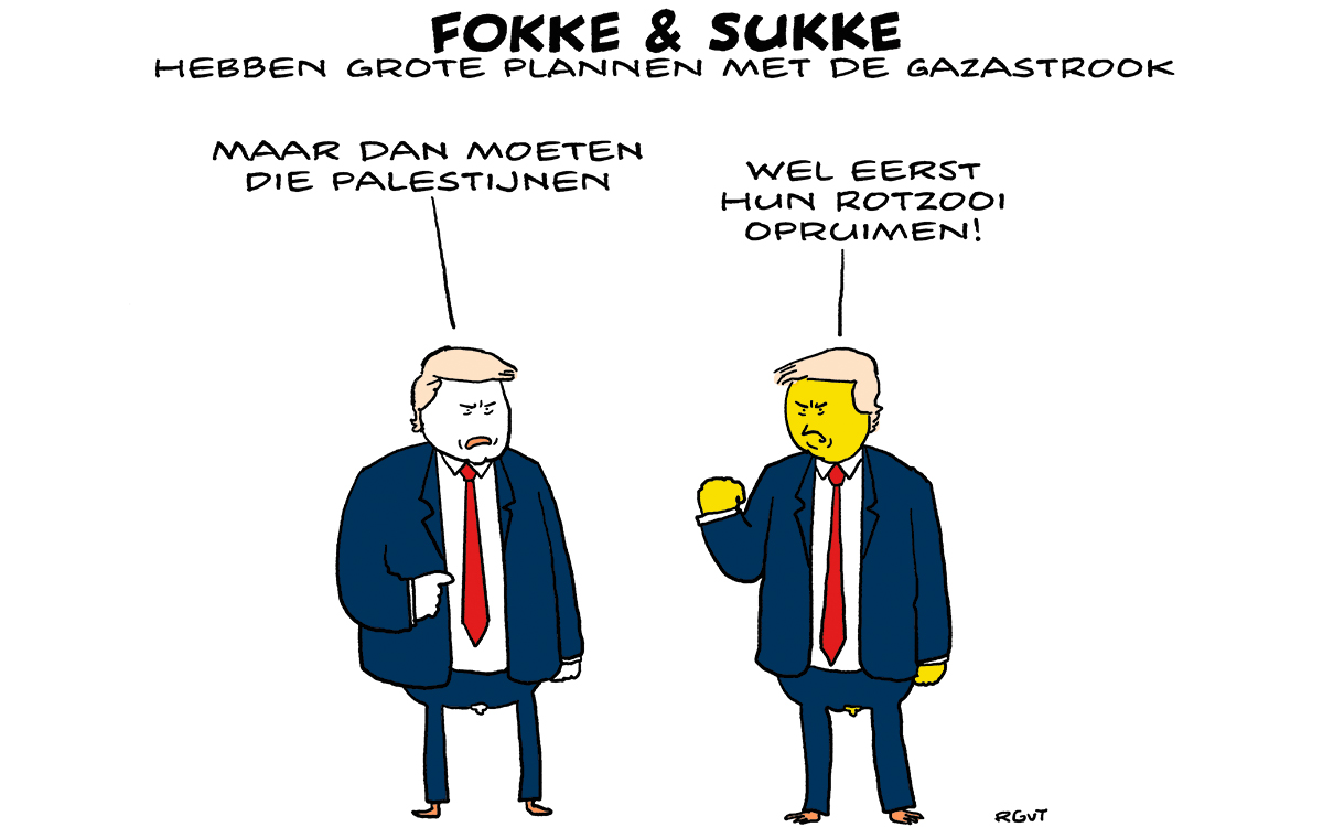 F&S hebben grote plannen metde Gazastrook (NRC, za, 08-02-25)