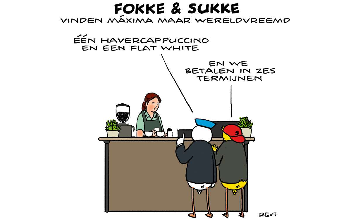 F&S vinden Máxima maar wereldvreemd (NRC, ma, 10-02-25)