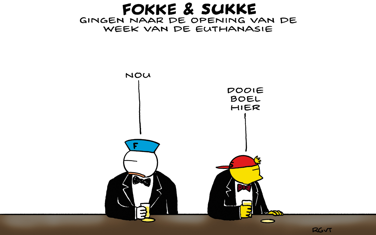 F&S gingen naar de opening van de week van de euthanasie (NRC, wo, 12-02-25)